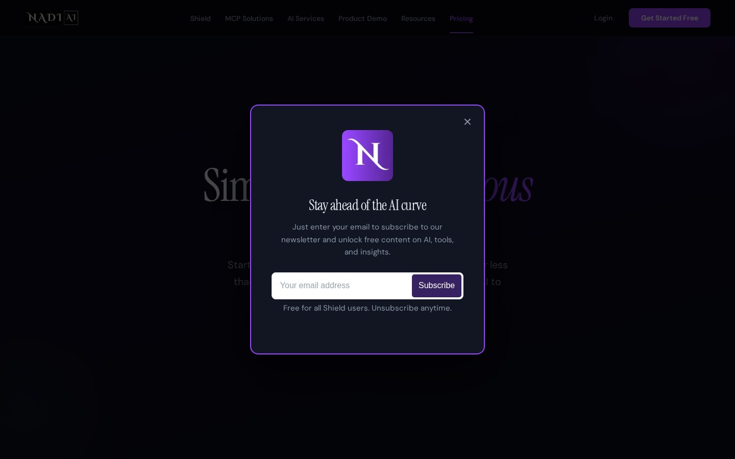 Nadi AI Pricing