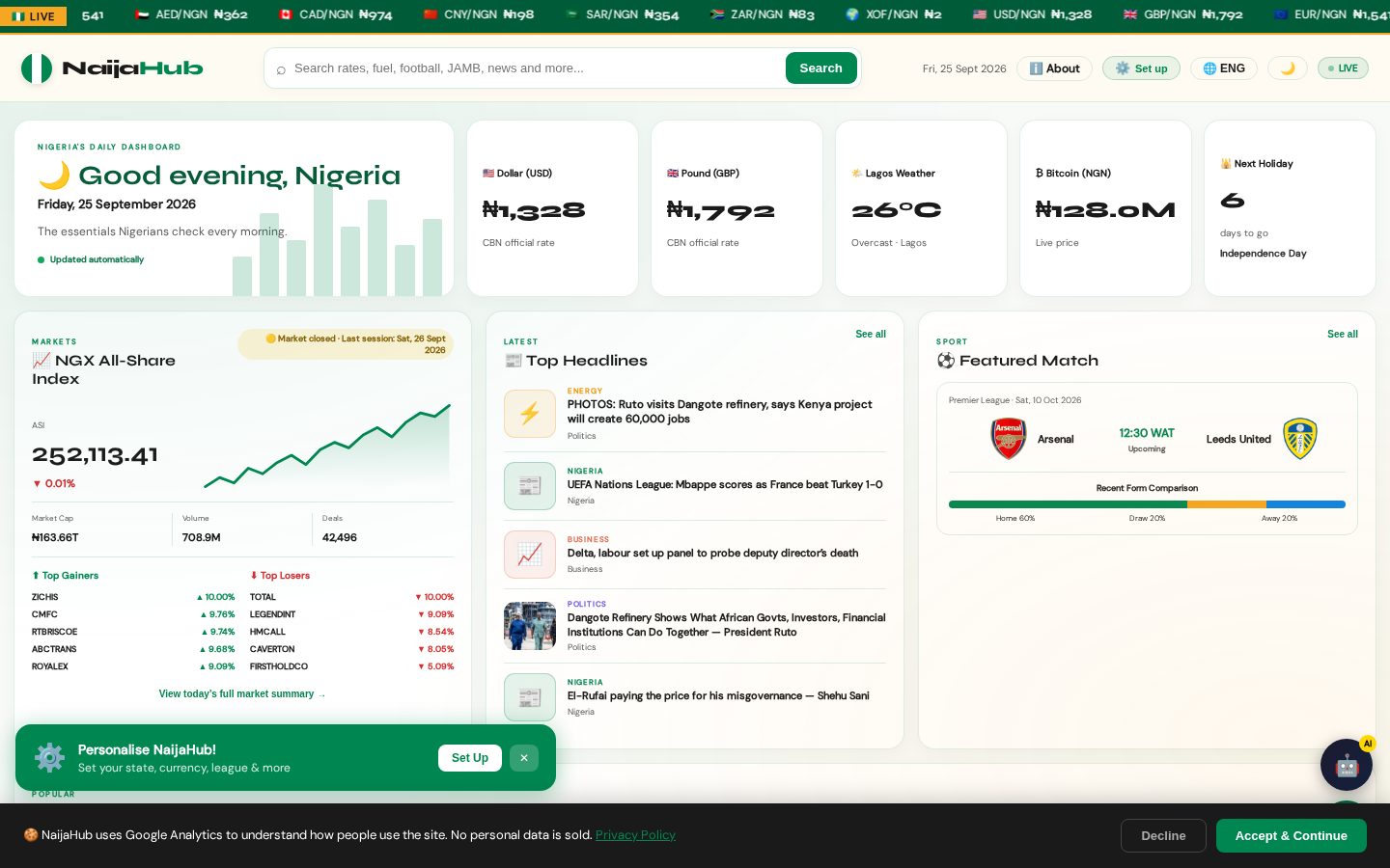 NaijaHub Homepage