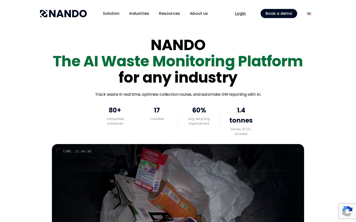 Nando AI Homepage