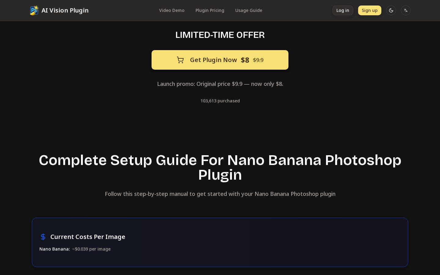 Nano Banana Photoshop Pricing