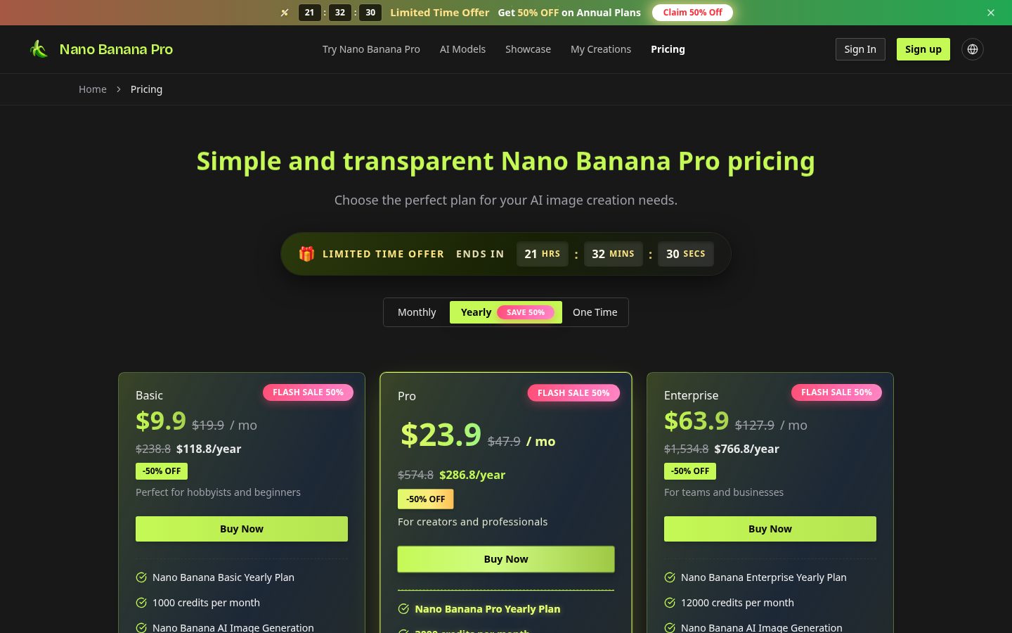 Nano Banana Pro Gemini 3 Pro Pricing