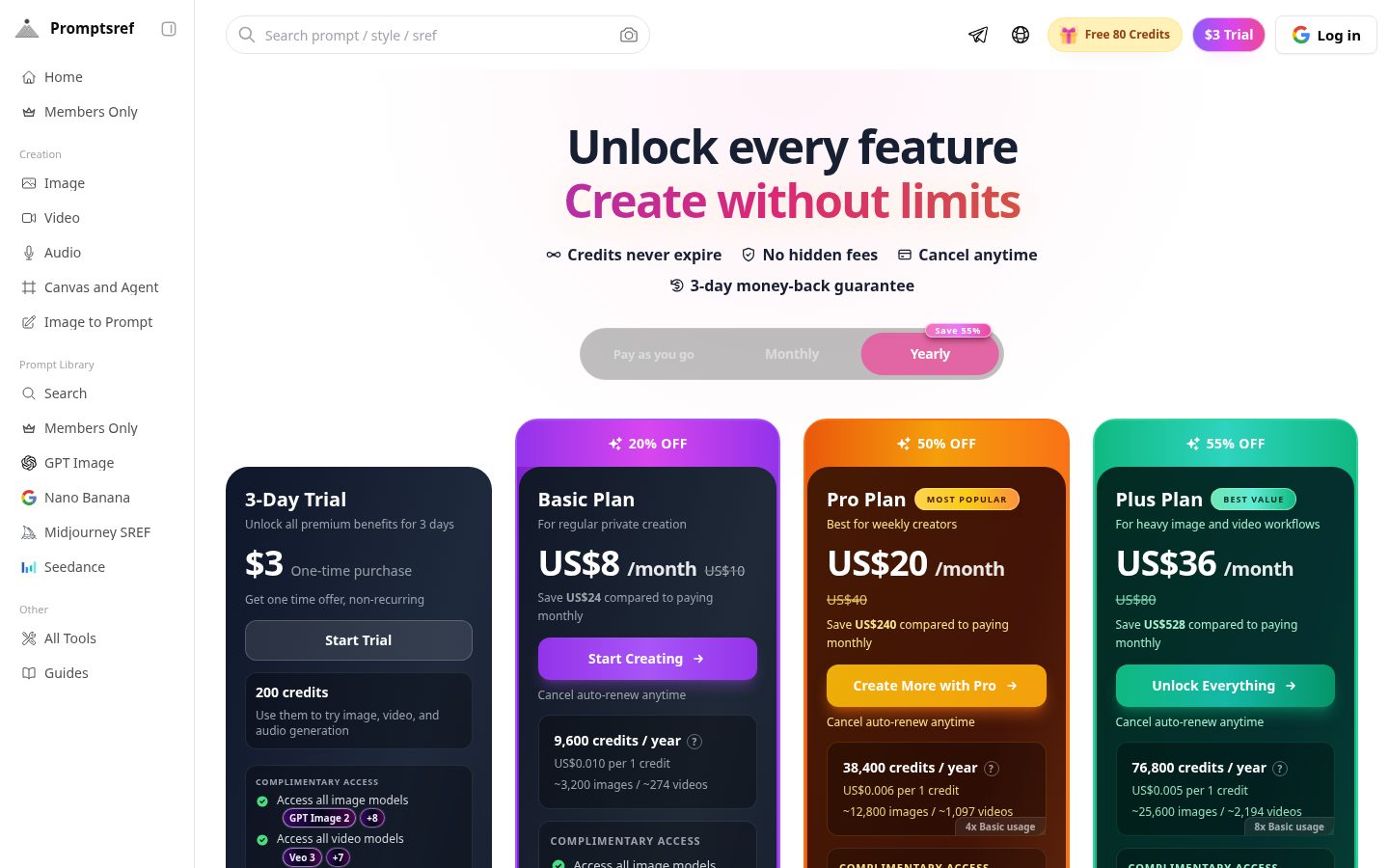 Nano Banana Prompt Library Pricing