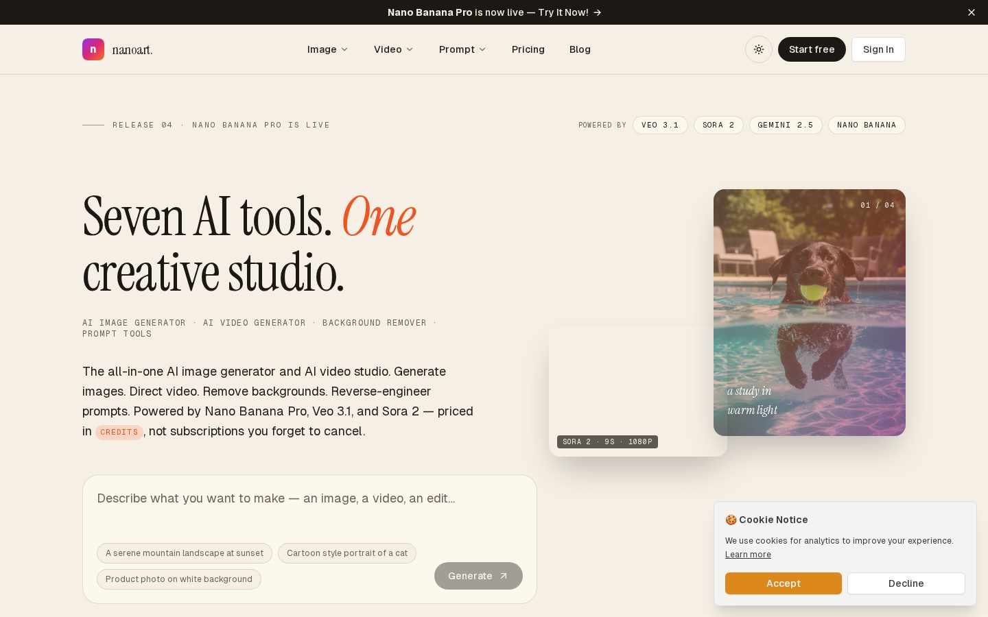 NanoArt Homepage