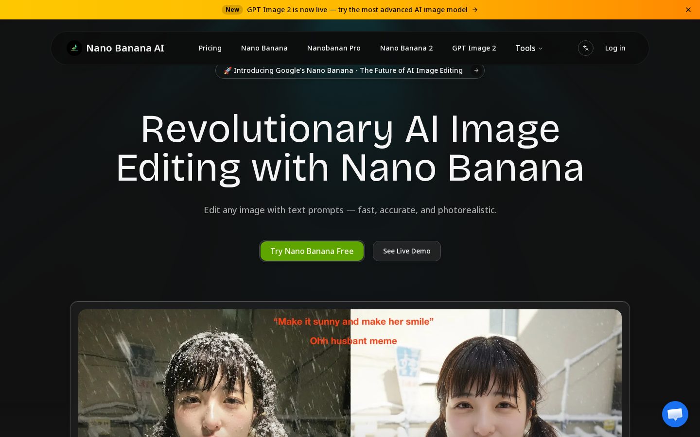 nanobananas Homepage