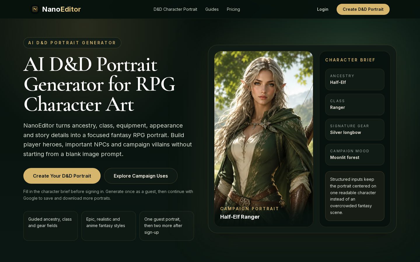 nanoeditor Homepage