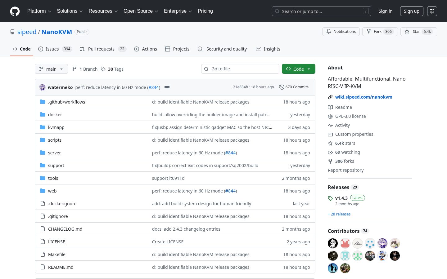 NanoKVM-Go Homepage