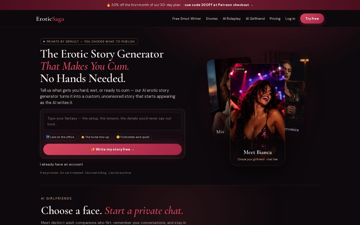 Narrati Homepage