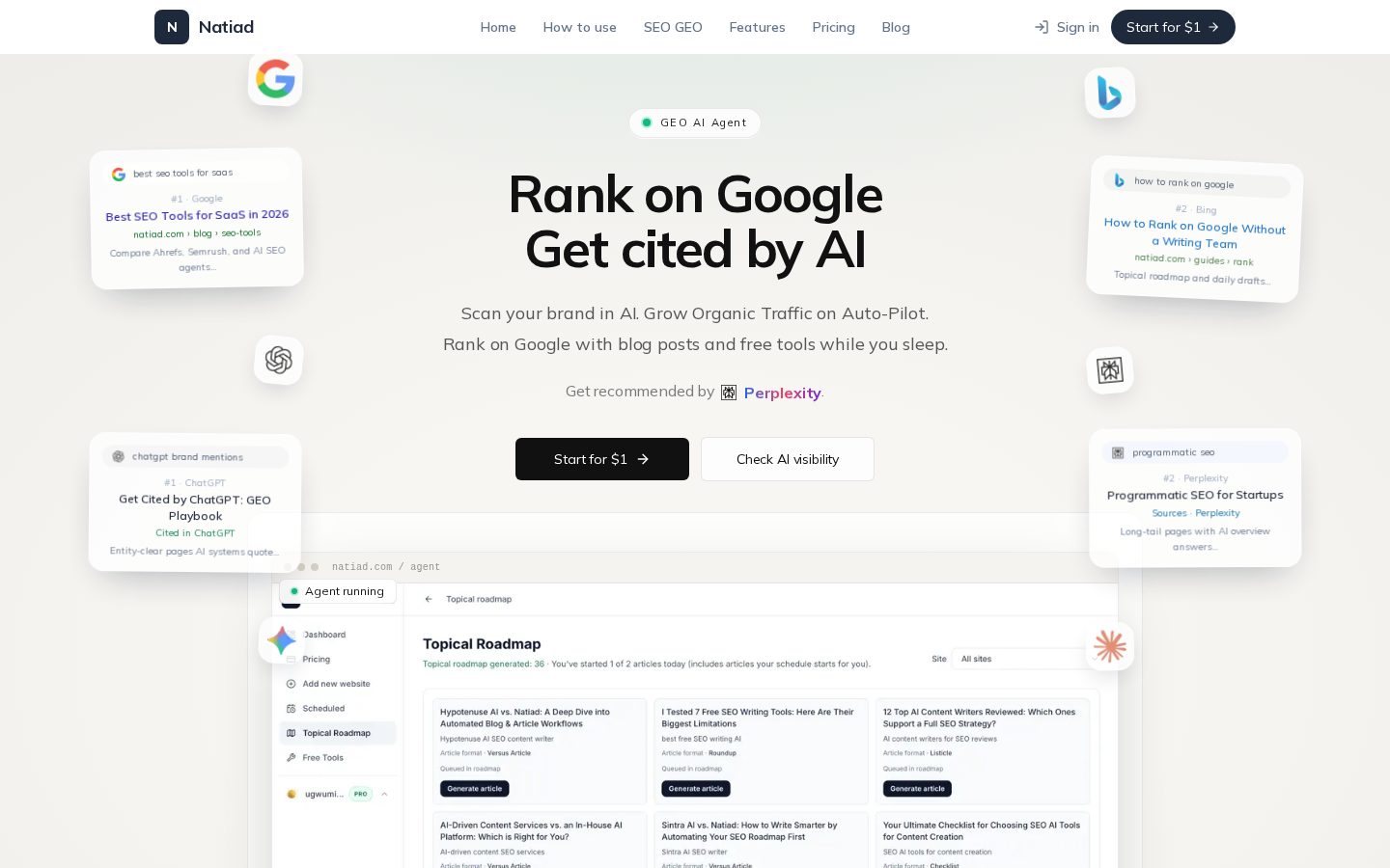 Natiad Homepage