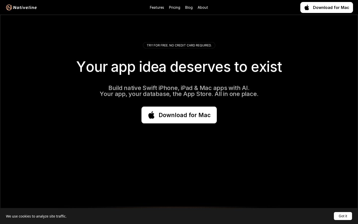 Nativeline AI + Cloud Homepage