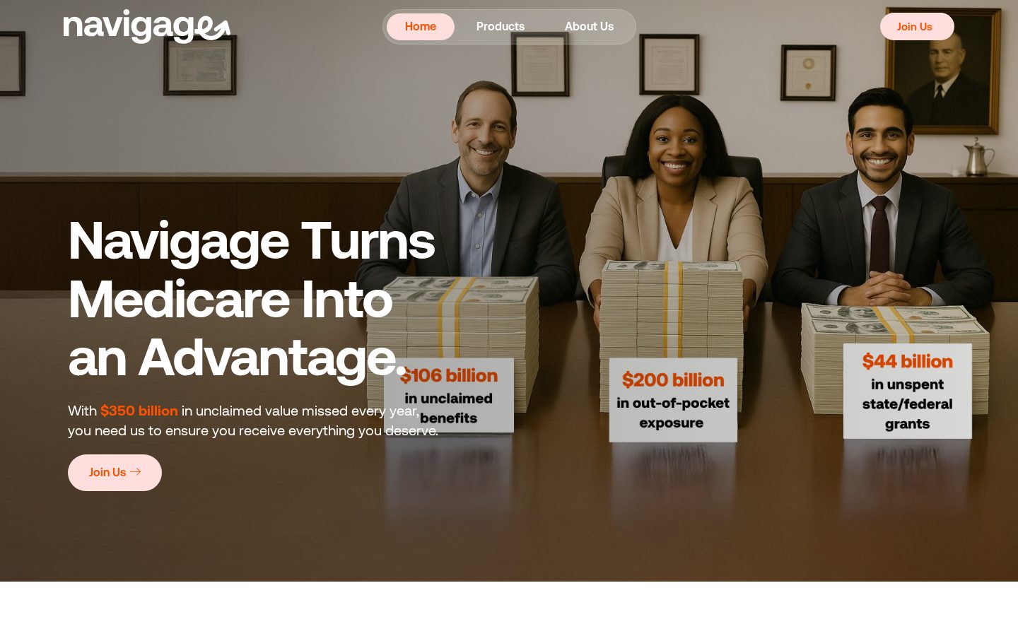 Navigage AI Homepage