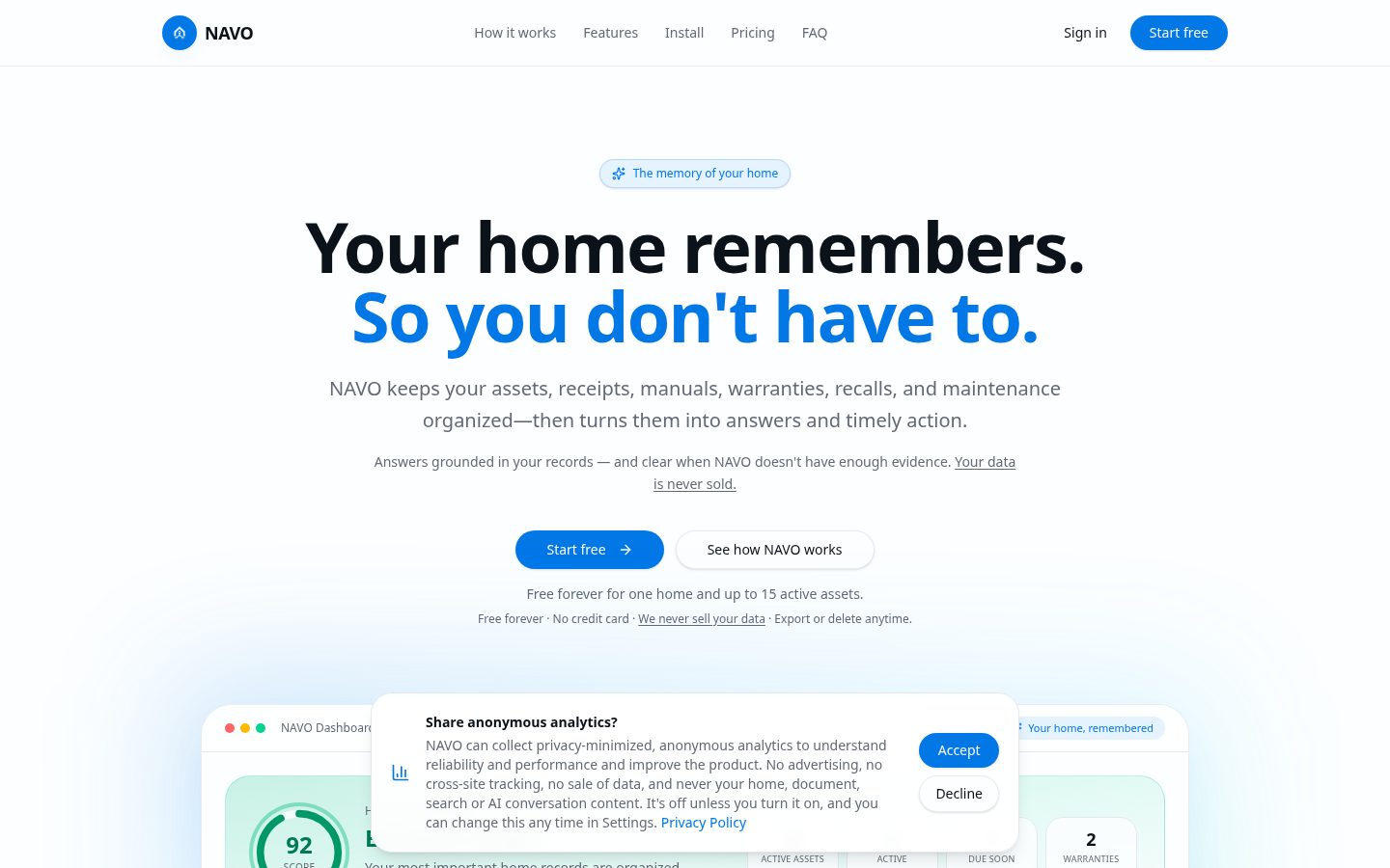NAVO Homepage