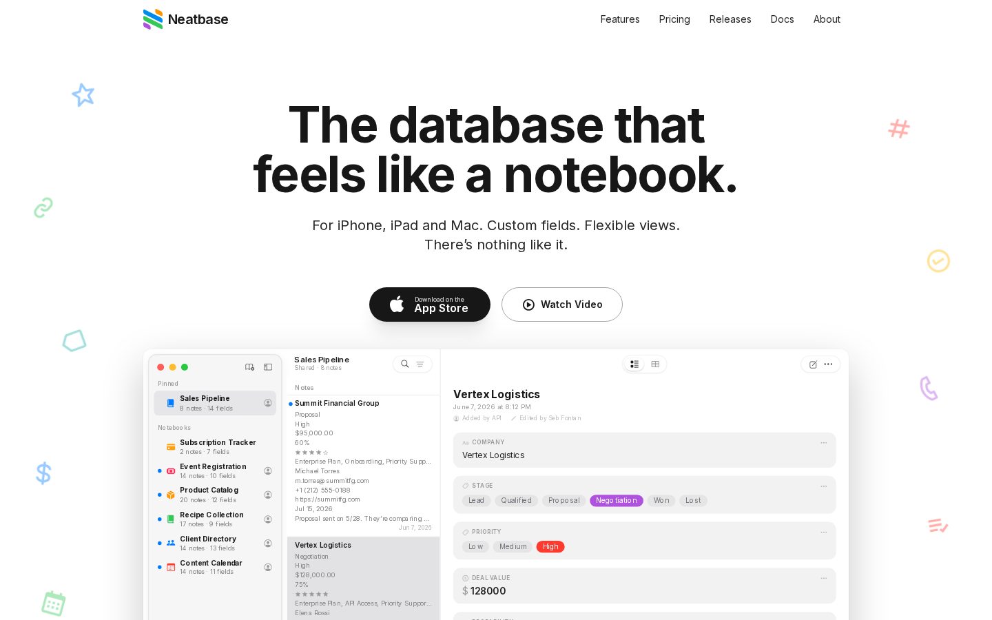 Neatbase Homepage