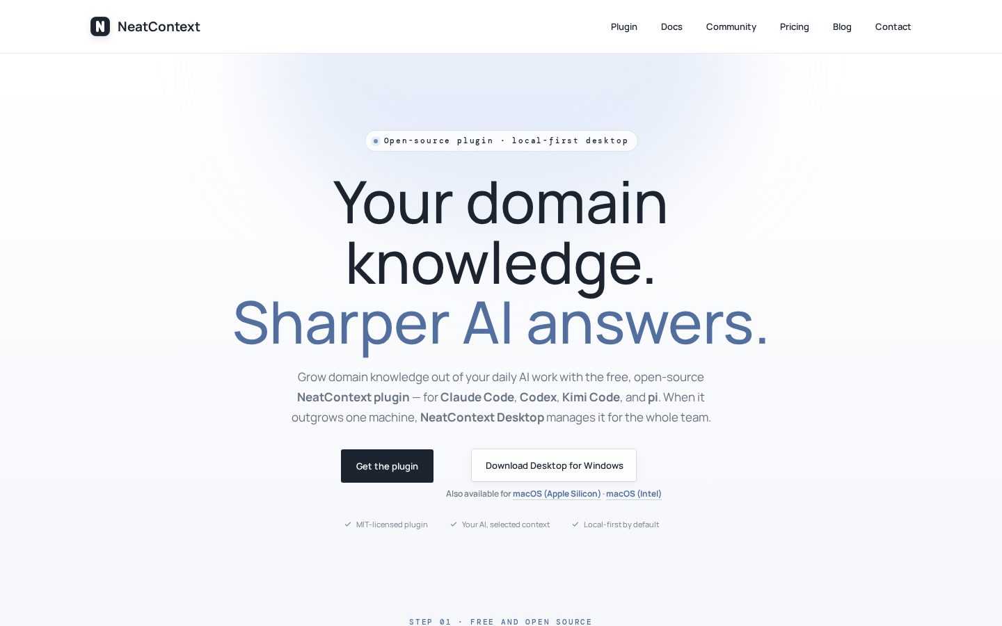 NeatContext Homepage