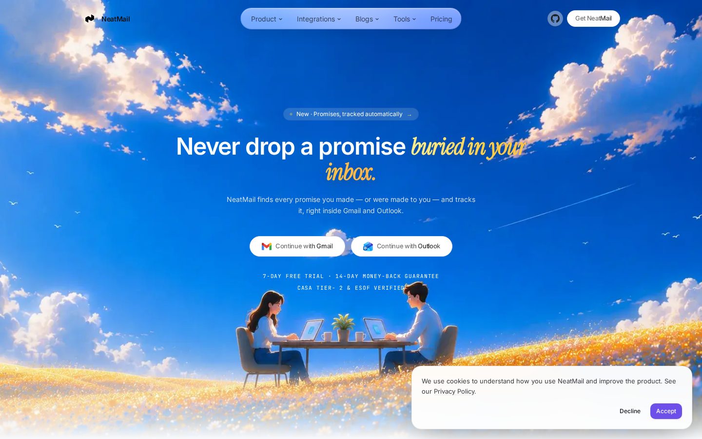 NeatMail Homepage