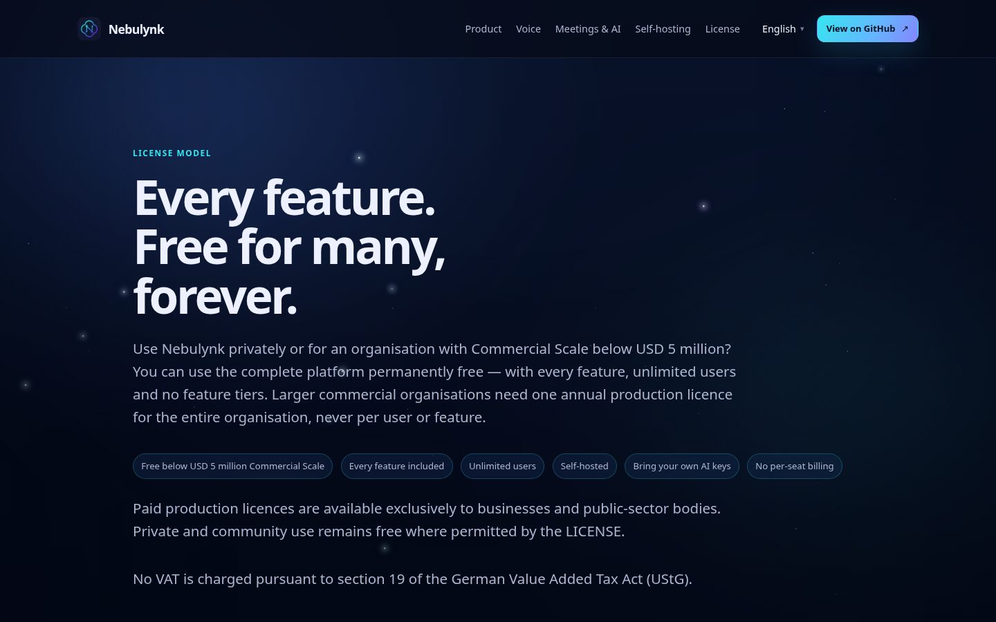 Nebulynk Pricing