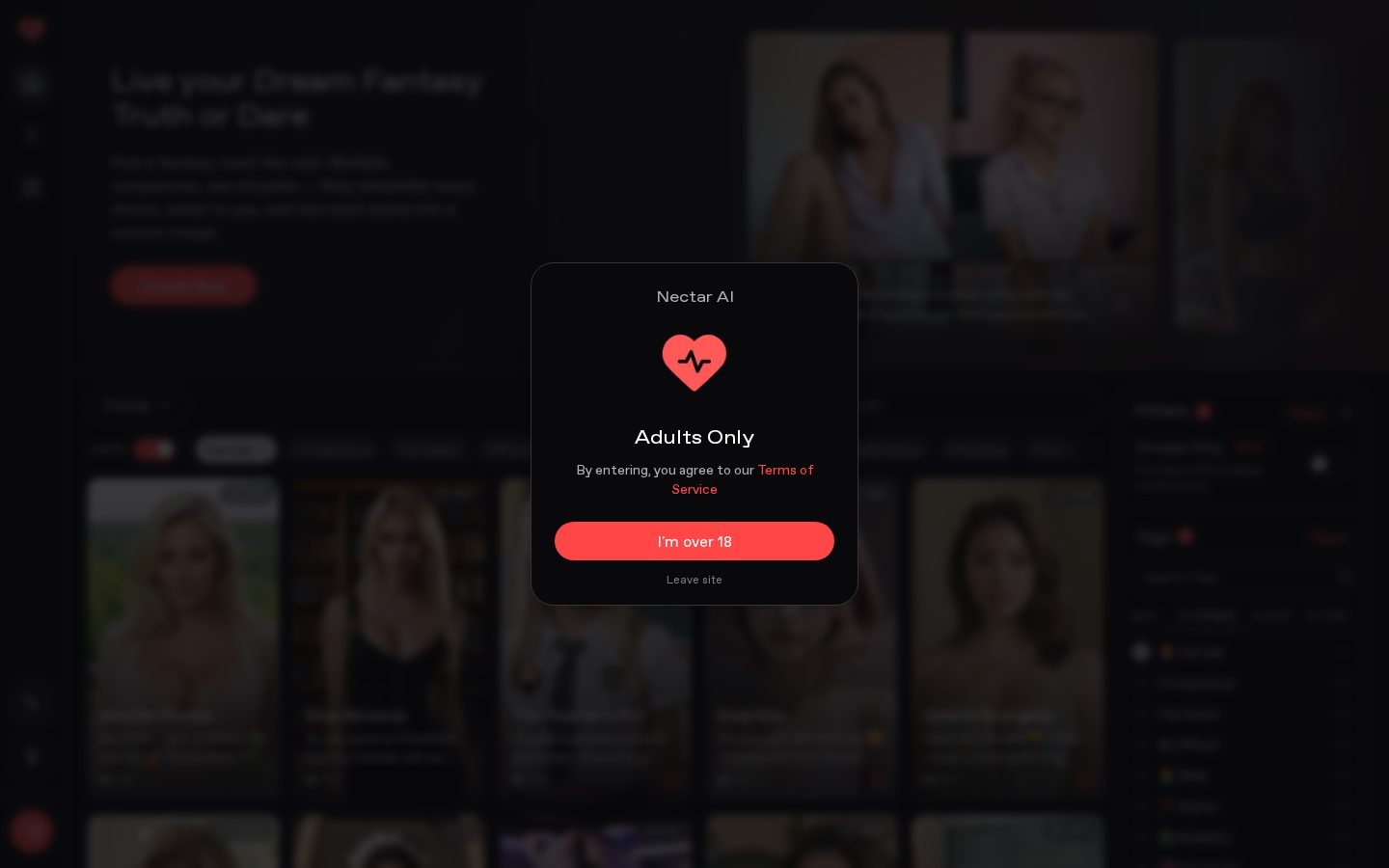 Nectar AI Homepage