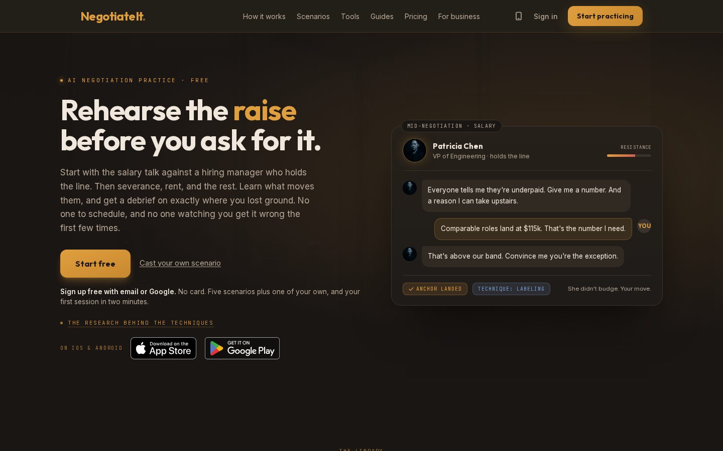 NegotiateIt Homepage