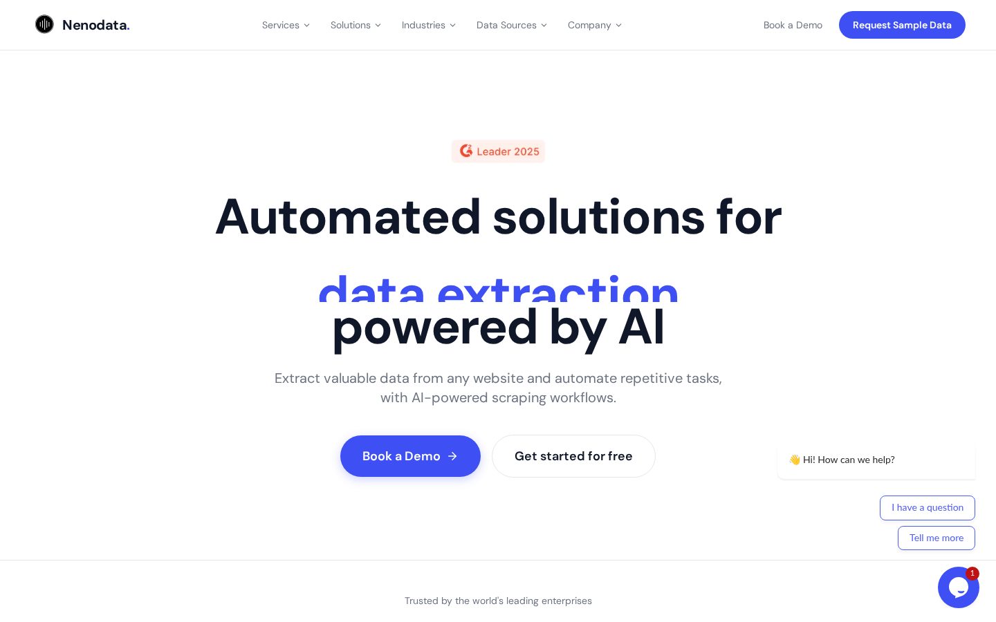 Nenodata Homepage