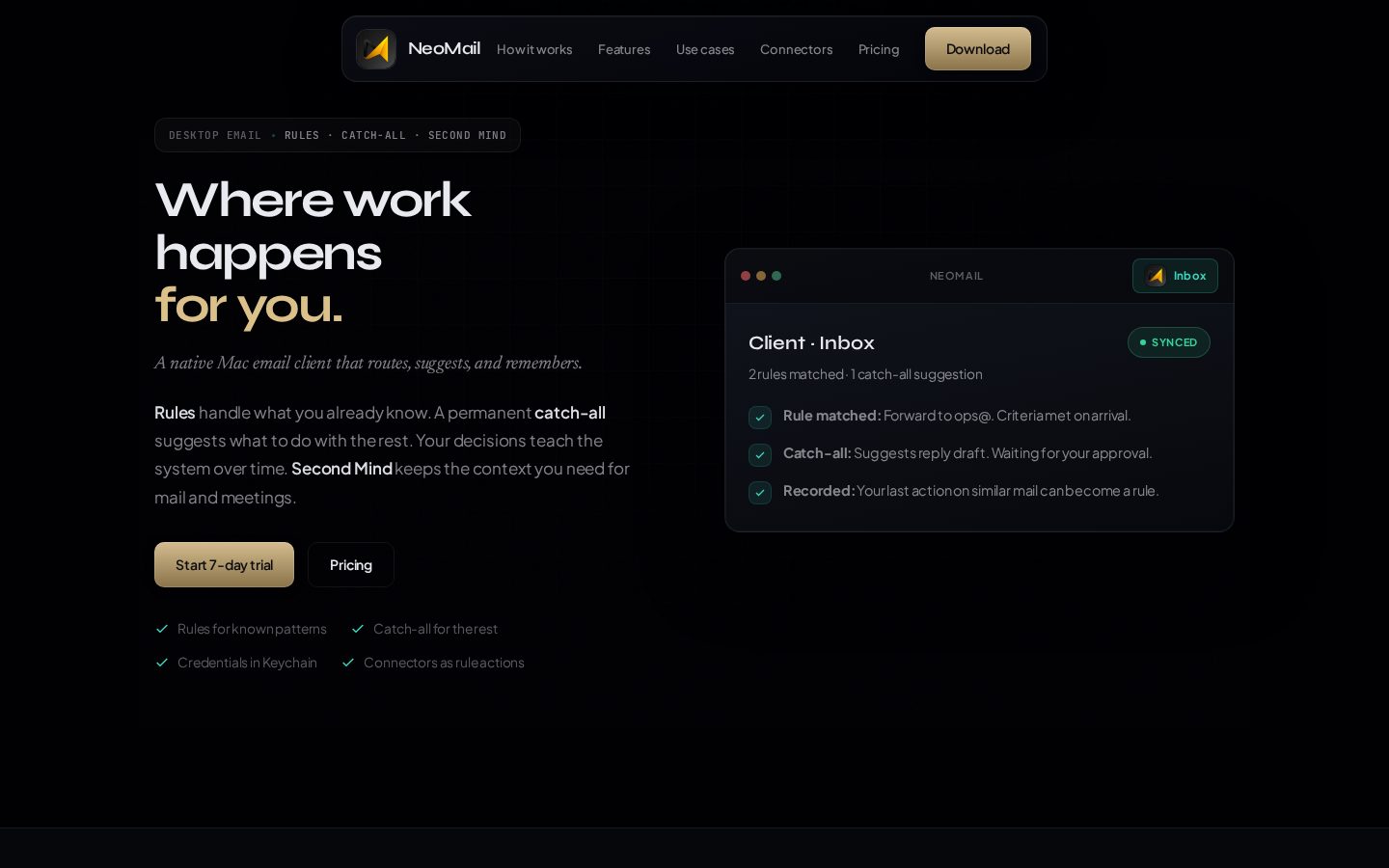 NeoMail Homepage