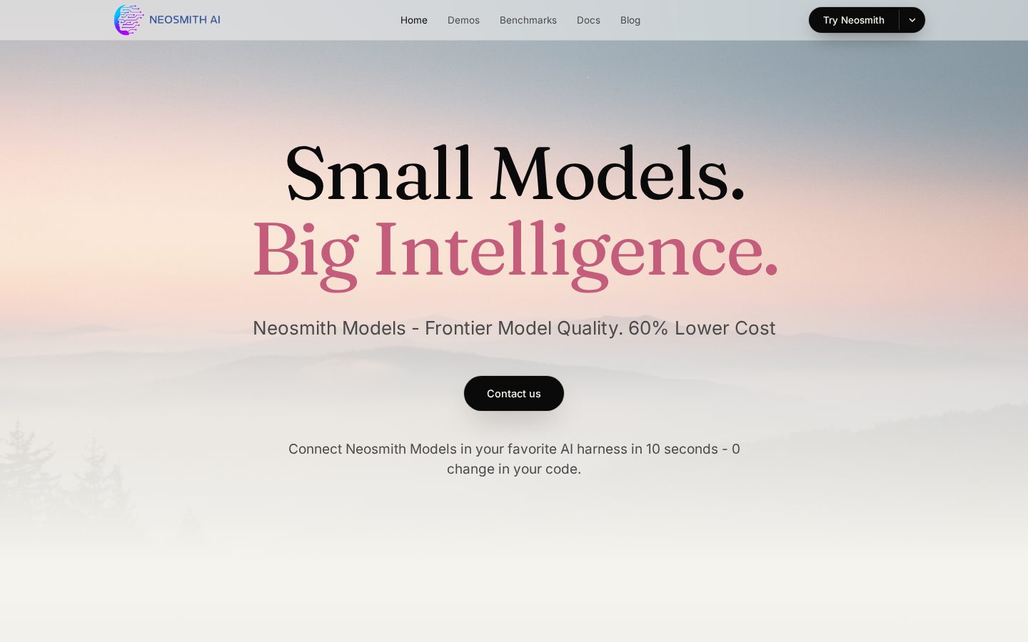 Neosmith AI Homepage