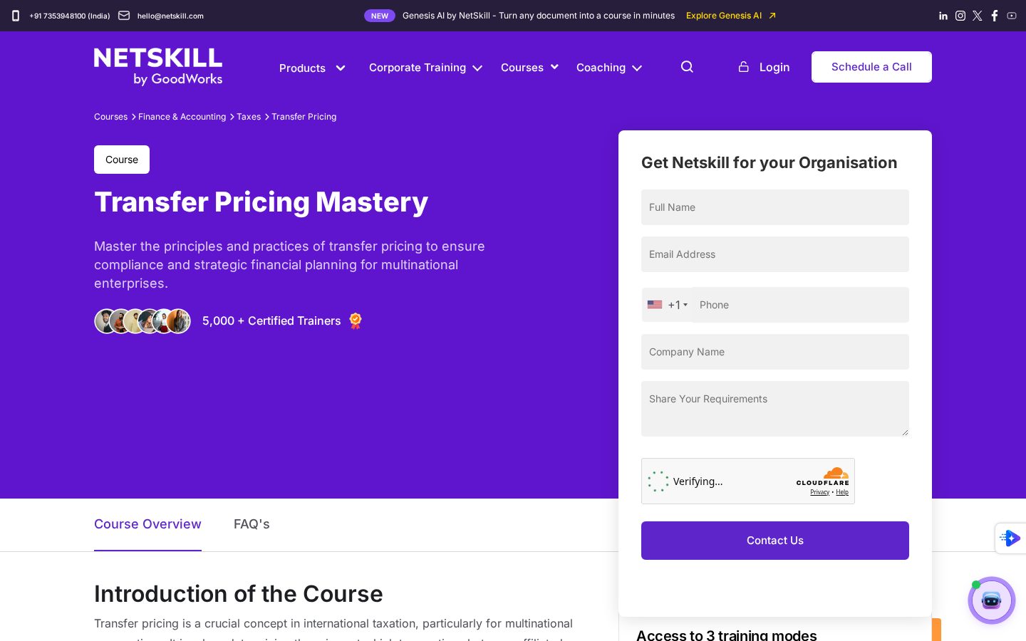 NetSkill Pricing