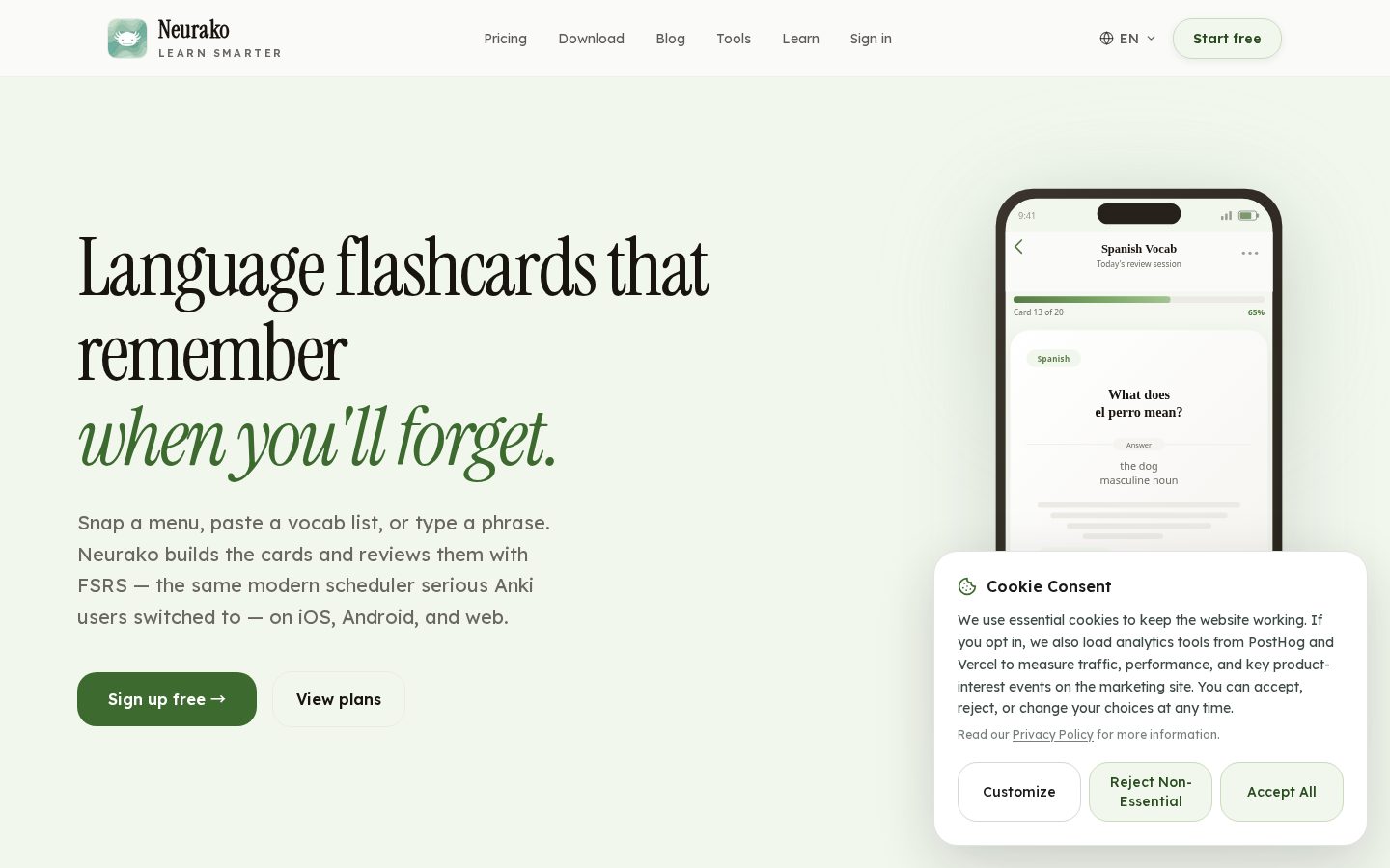 Neurako Homepage