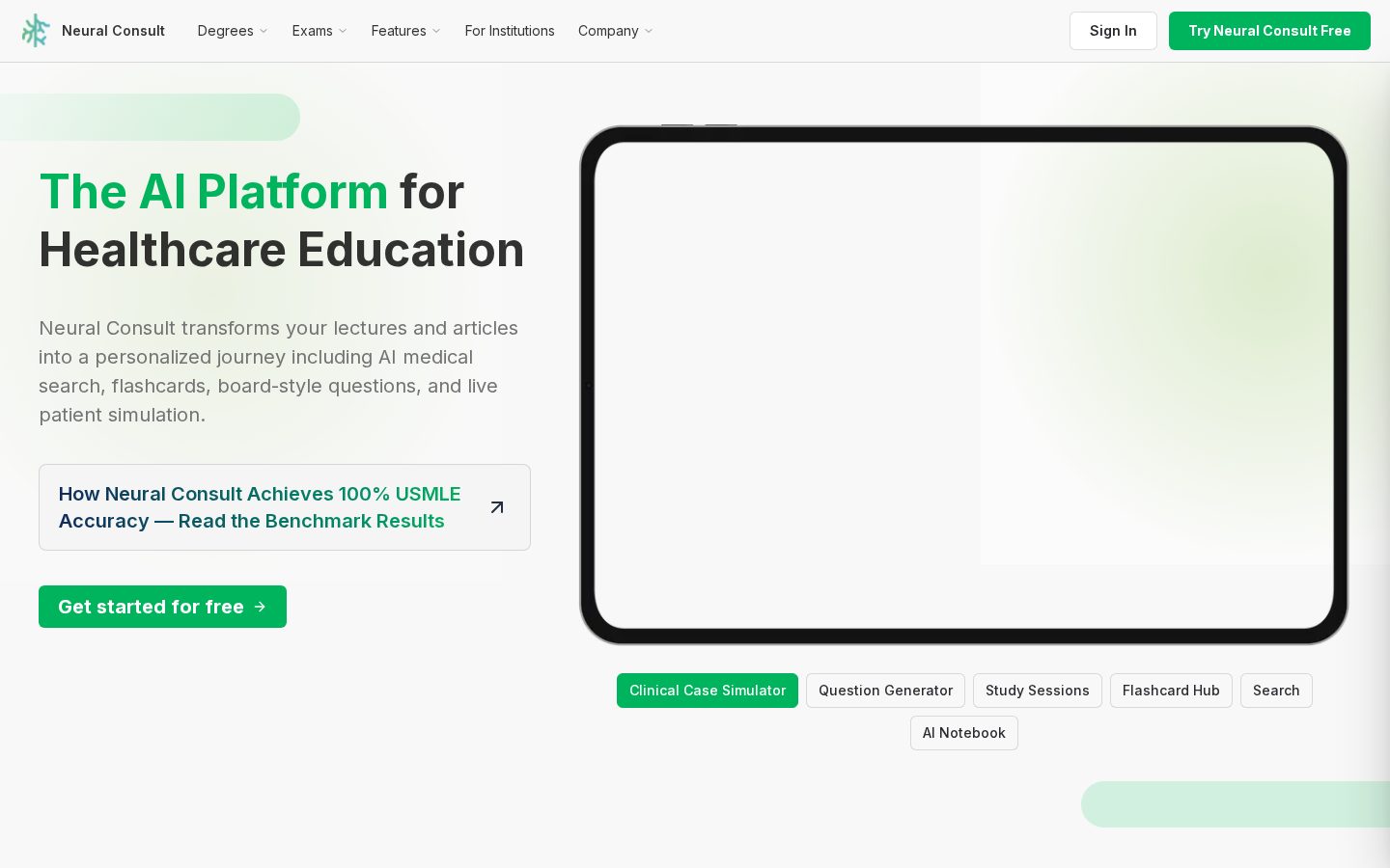 Neural Consult Homepage