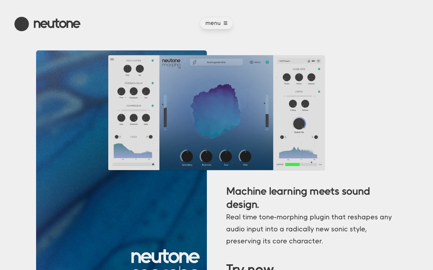 Neutone Homepage