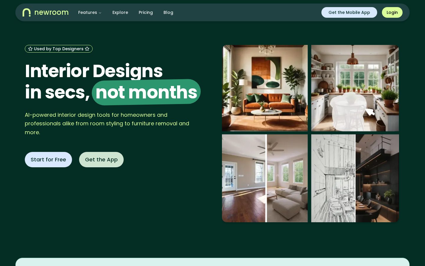 NewRoom.io Homepage