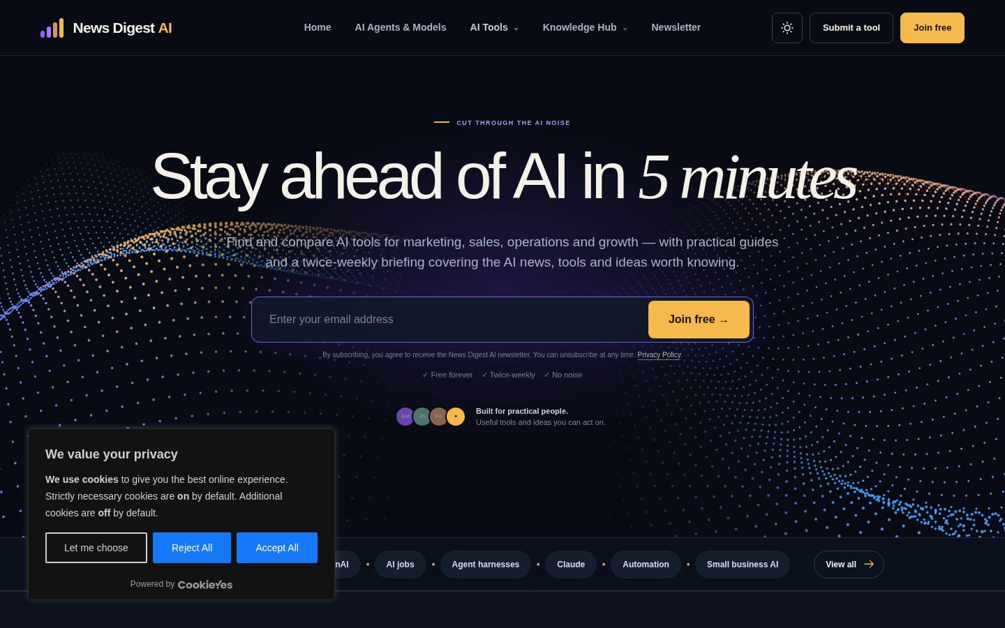 News Digest AI Homepage
