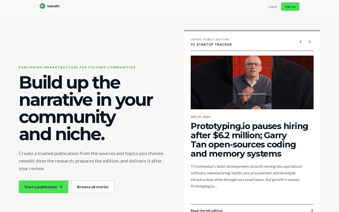 newsltr Homepage