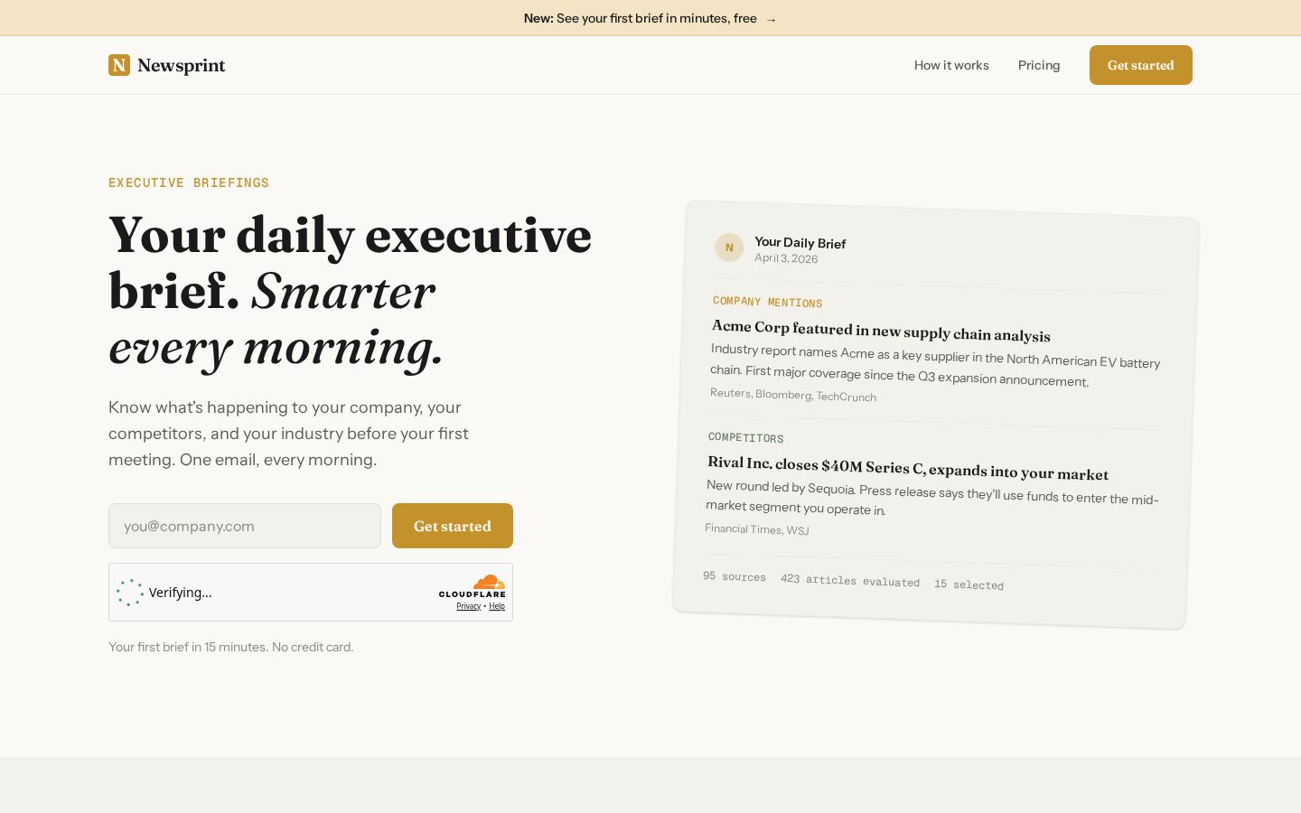 Newsprint Homepage