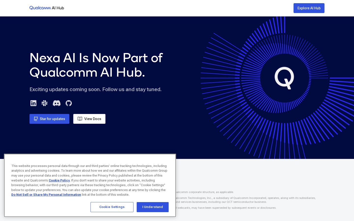 NexaSDK for Mobile Homepage