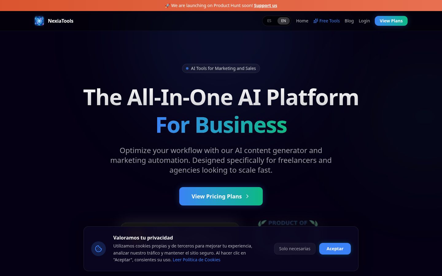 NexiaTools Homepage