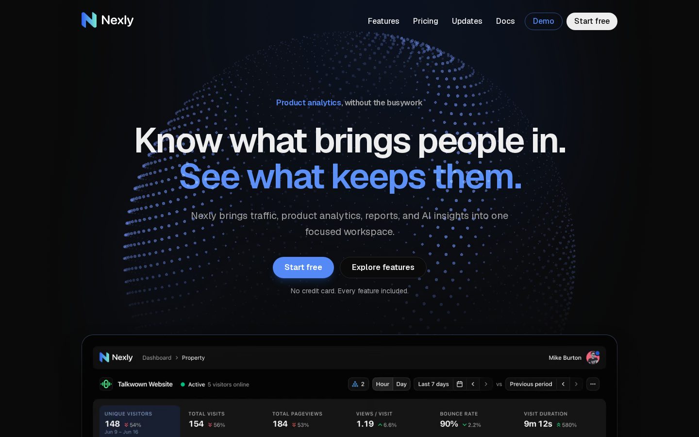 Nexly Homepage