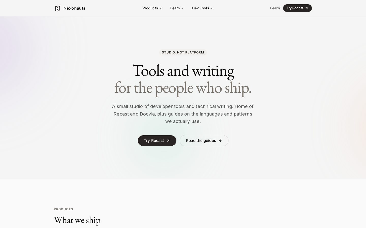 Nexonauts Homepage
