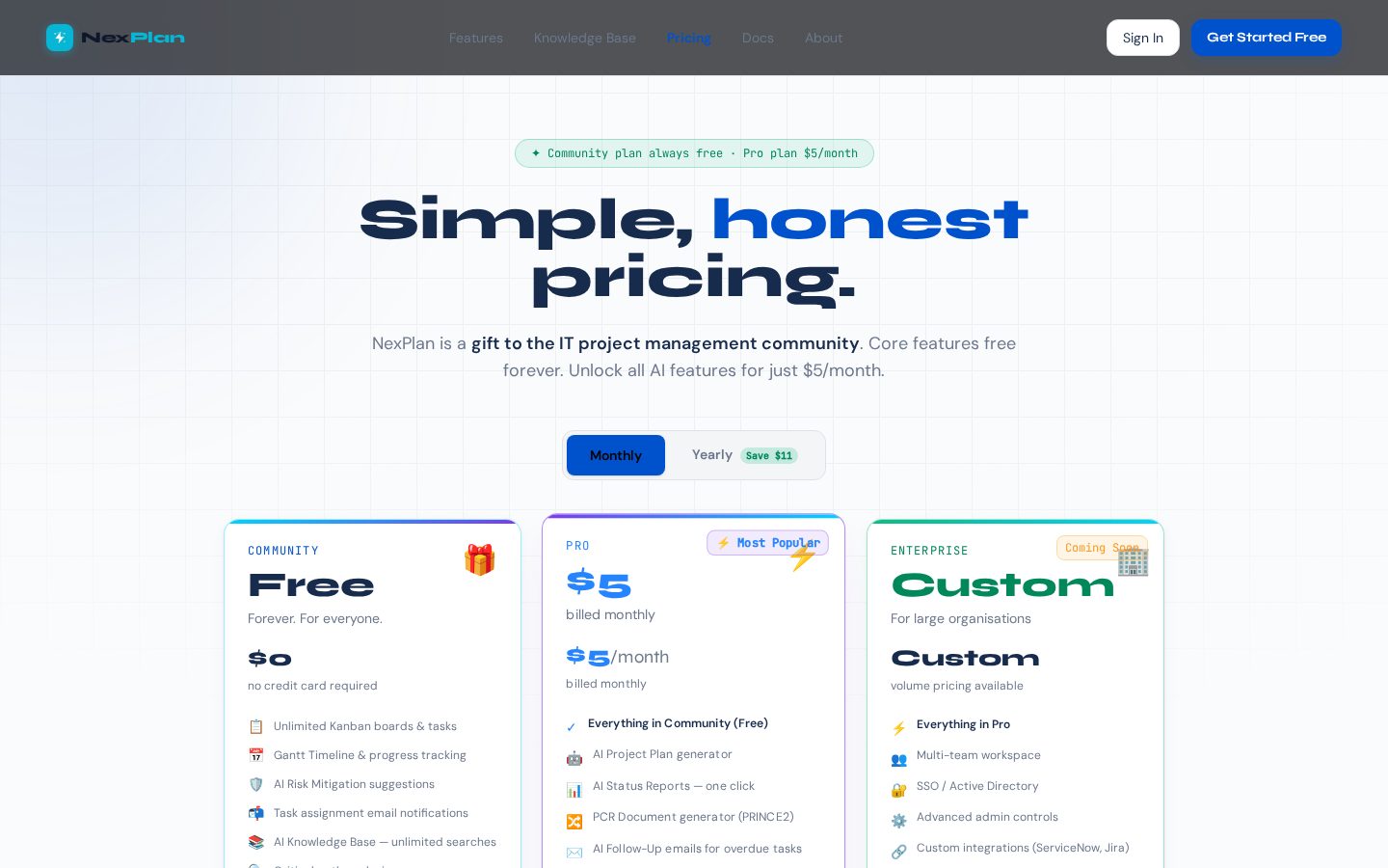 NEXPLAN Pricing