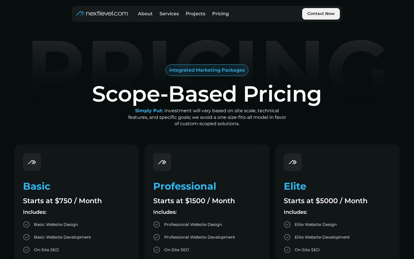 Next Level Labs Pricing