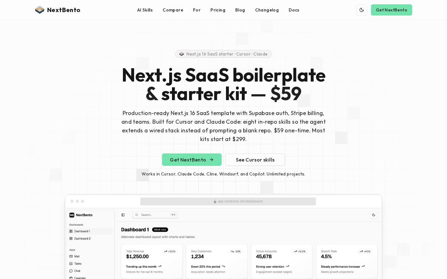 NextBento Homepage