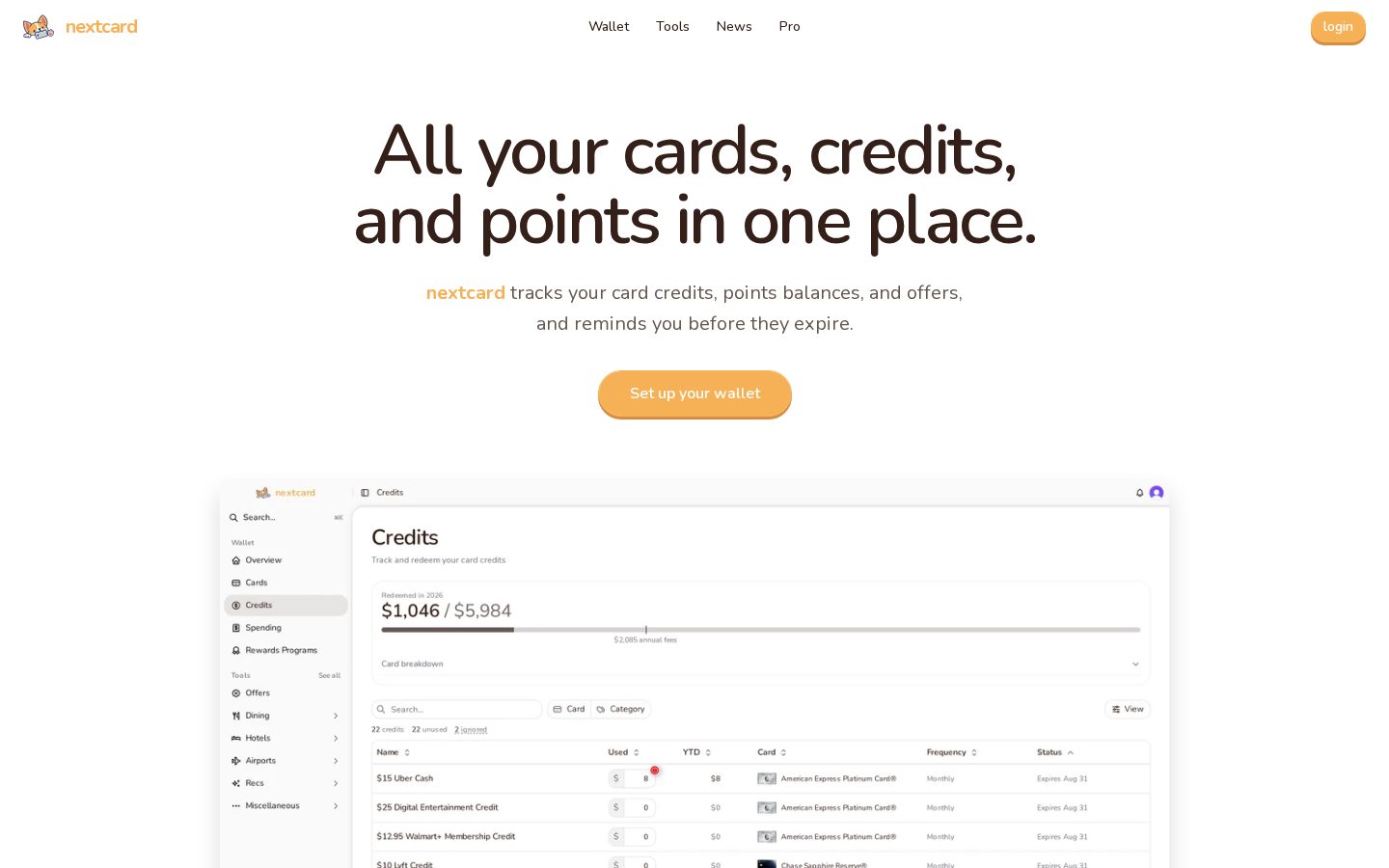 NextCard AI Homepage