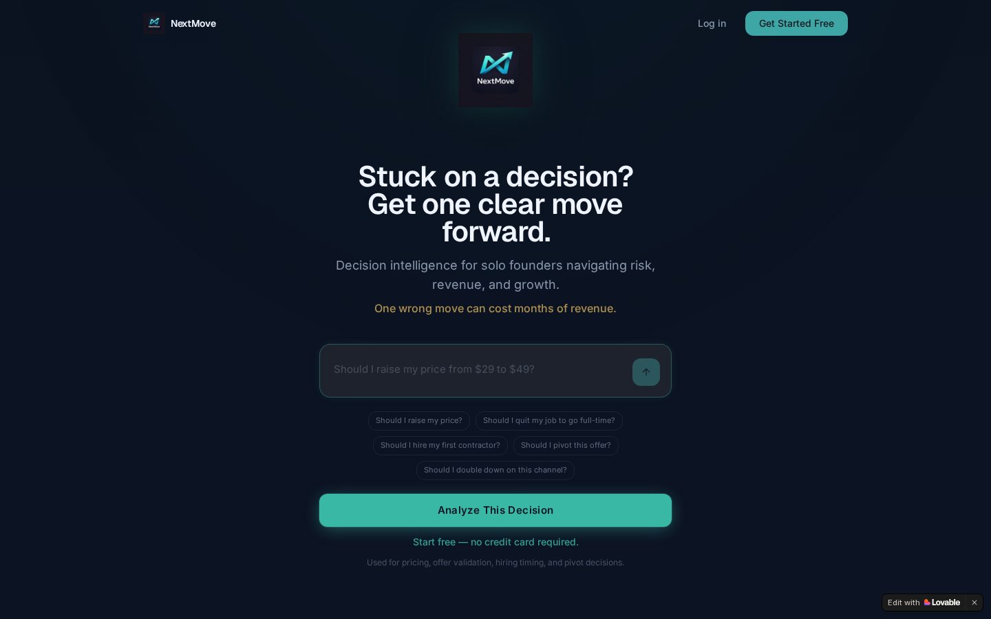 NextMove Homepage