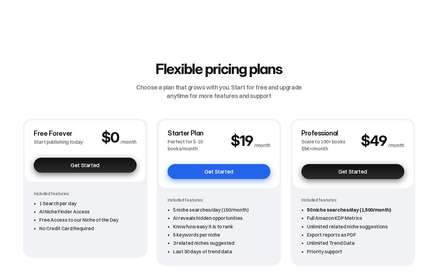 NicheFlow Pricing