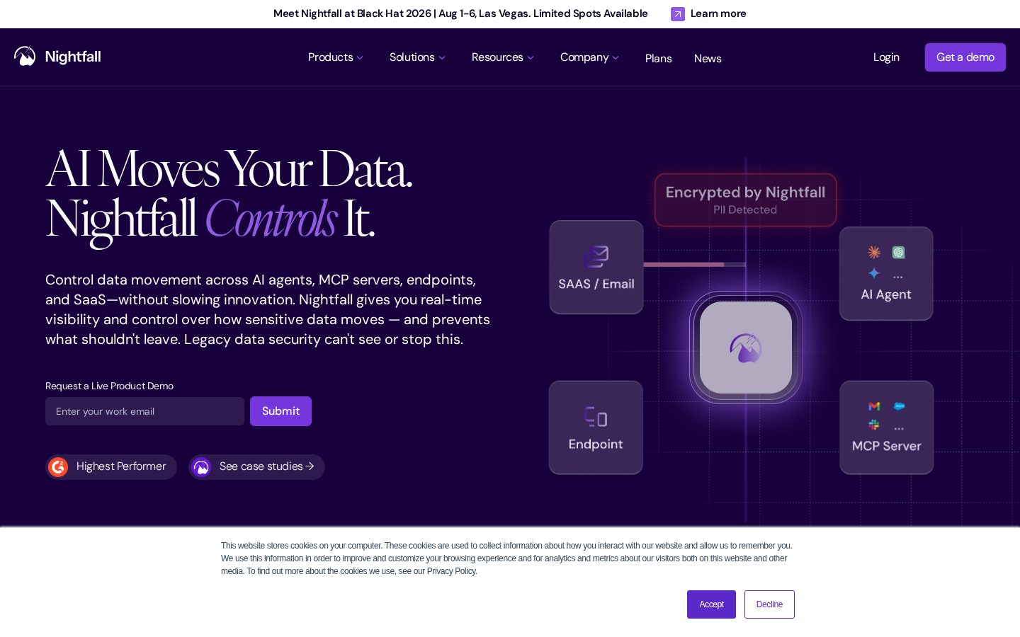 Nightfall Homepage