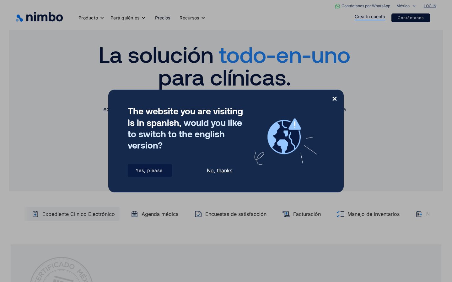 Nimbo Homepage