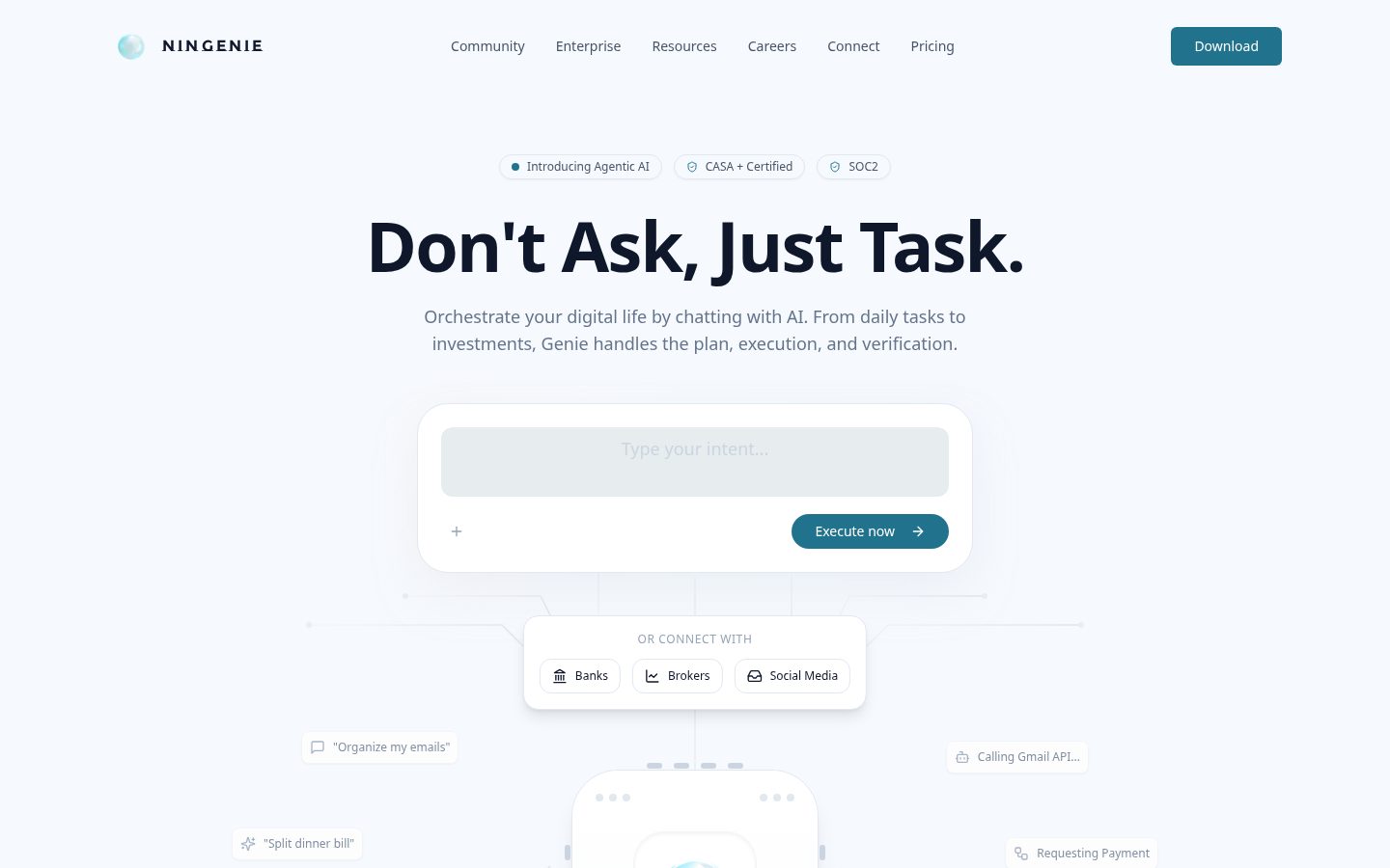 Ningenie Homepage