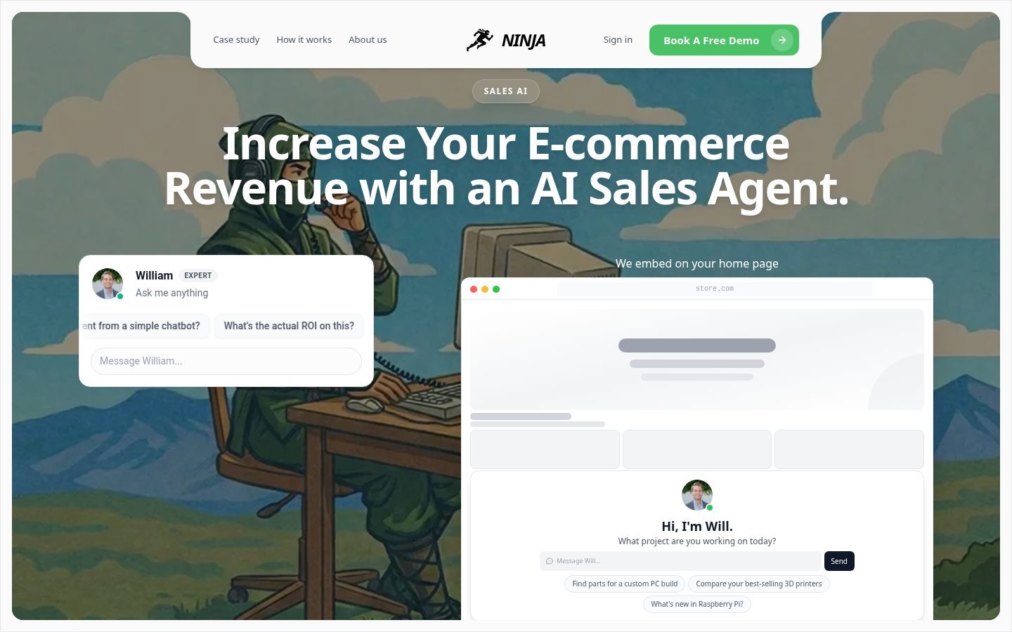 Ninja AI Homepage