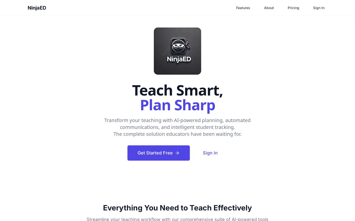 NinjaED Homepage
