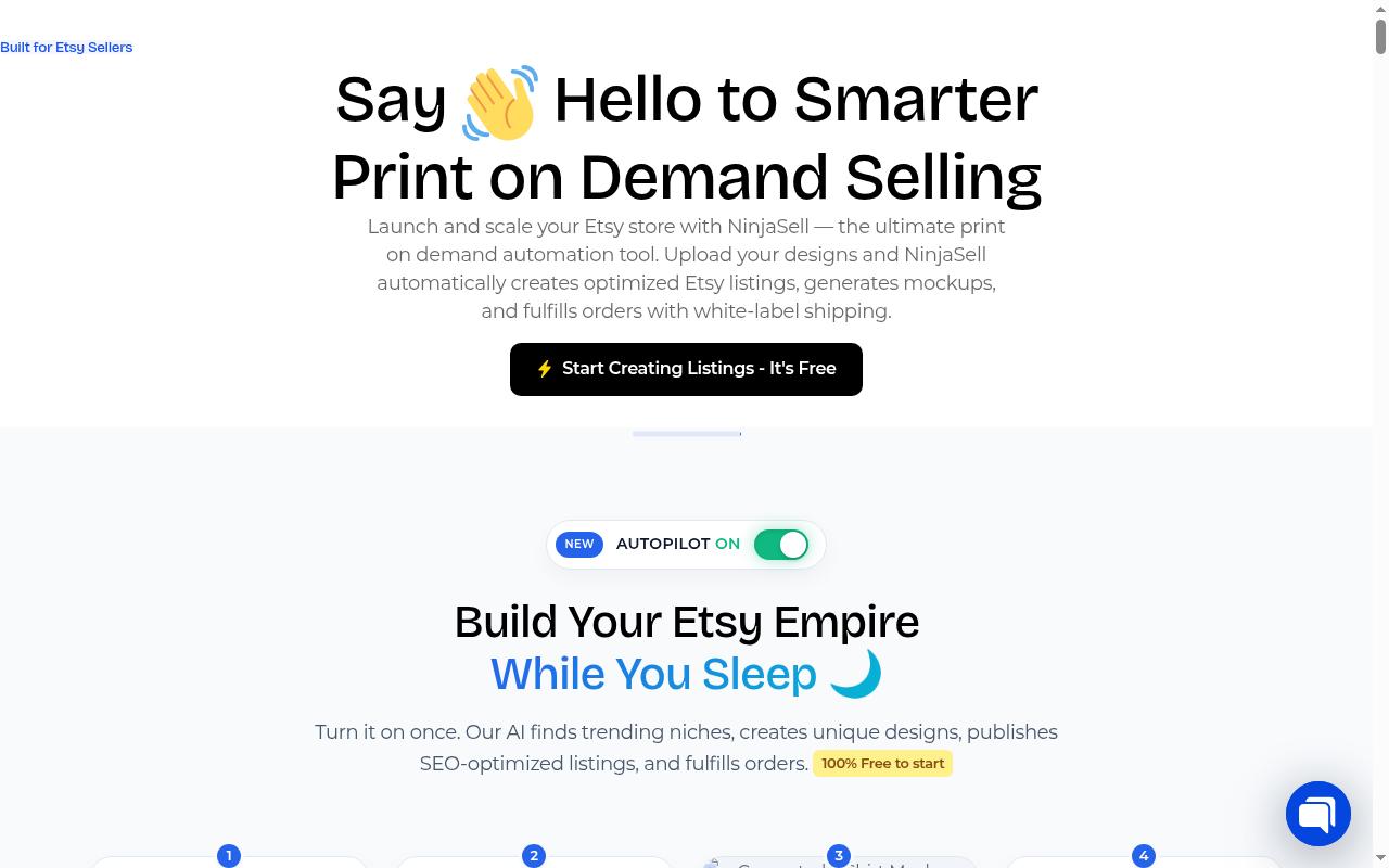 Ninjasell Homepage