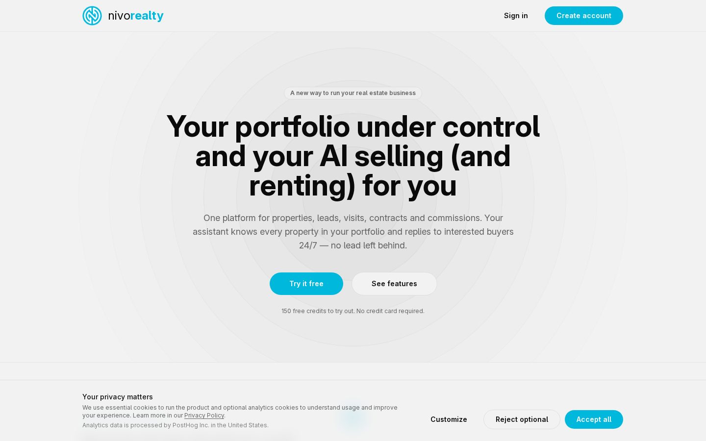 NivoRealty Homepage