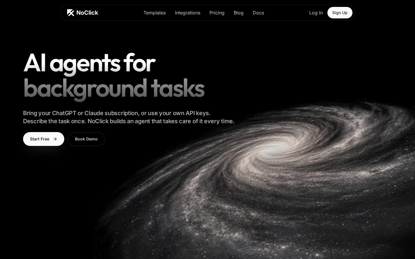 NoClick Homepage